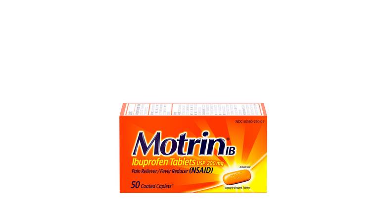 Order Motrin Ib, Ibuprofen 200Mg Tablets For Pain & Fever Relief, 2ct food online from Aldan Sunoco store, Aldan on bringmethat.com
