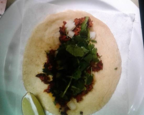 Order Taco with Chorizo food online from El Rinconcito store, Round Rock on bringmethat.com