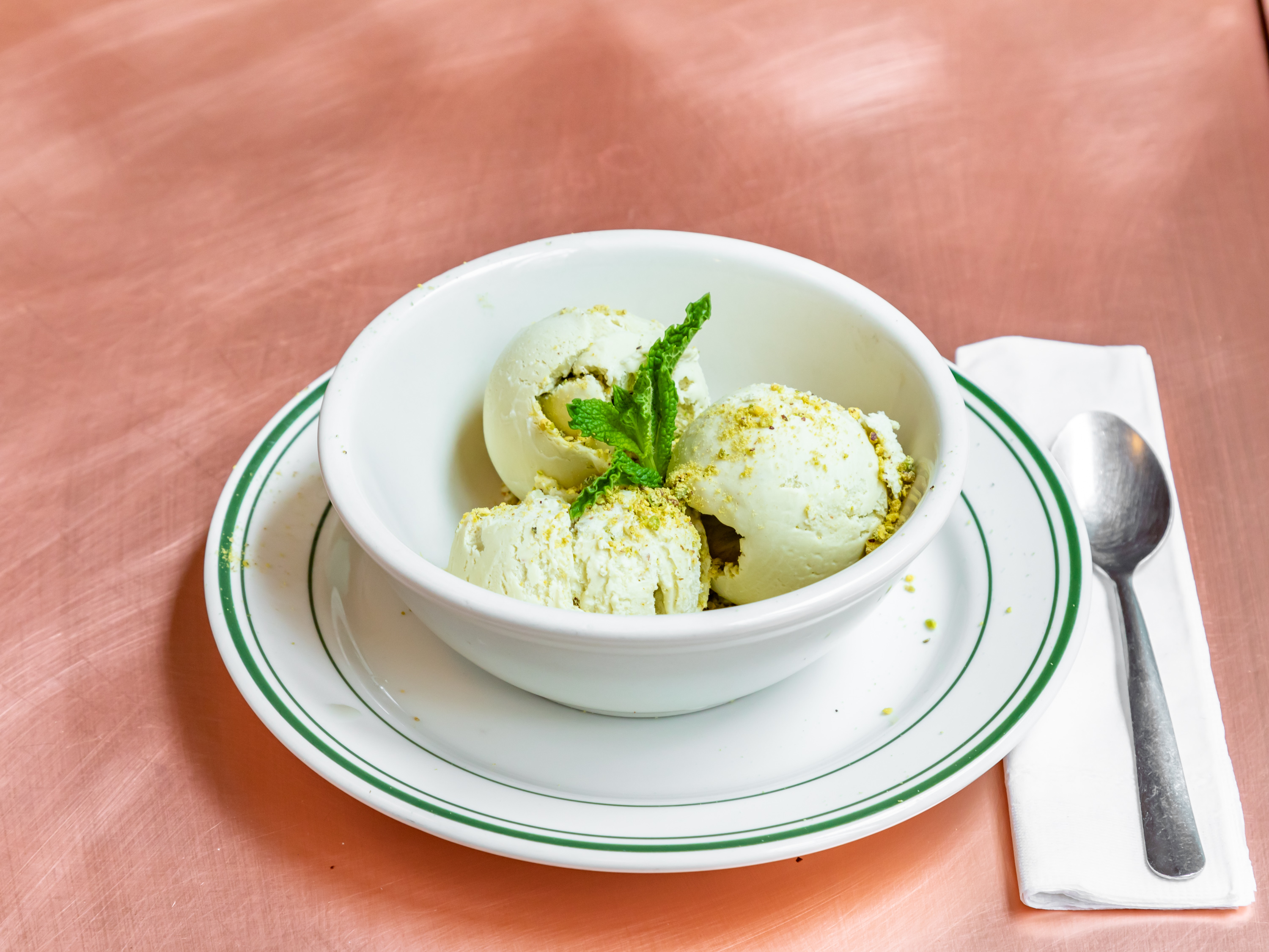 Order Pistachio Ice Cream food online from Moustache store, New York on bringmethat.com
