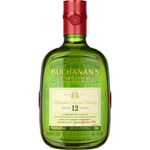 Order Buchanan's DeLuxe Aged 12 Years Blended Scotch Whisky (750 ML) 11551 food online from BevMo! store, Riverbank on bringmethat.com