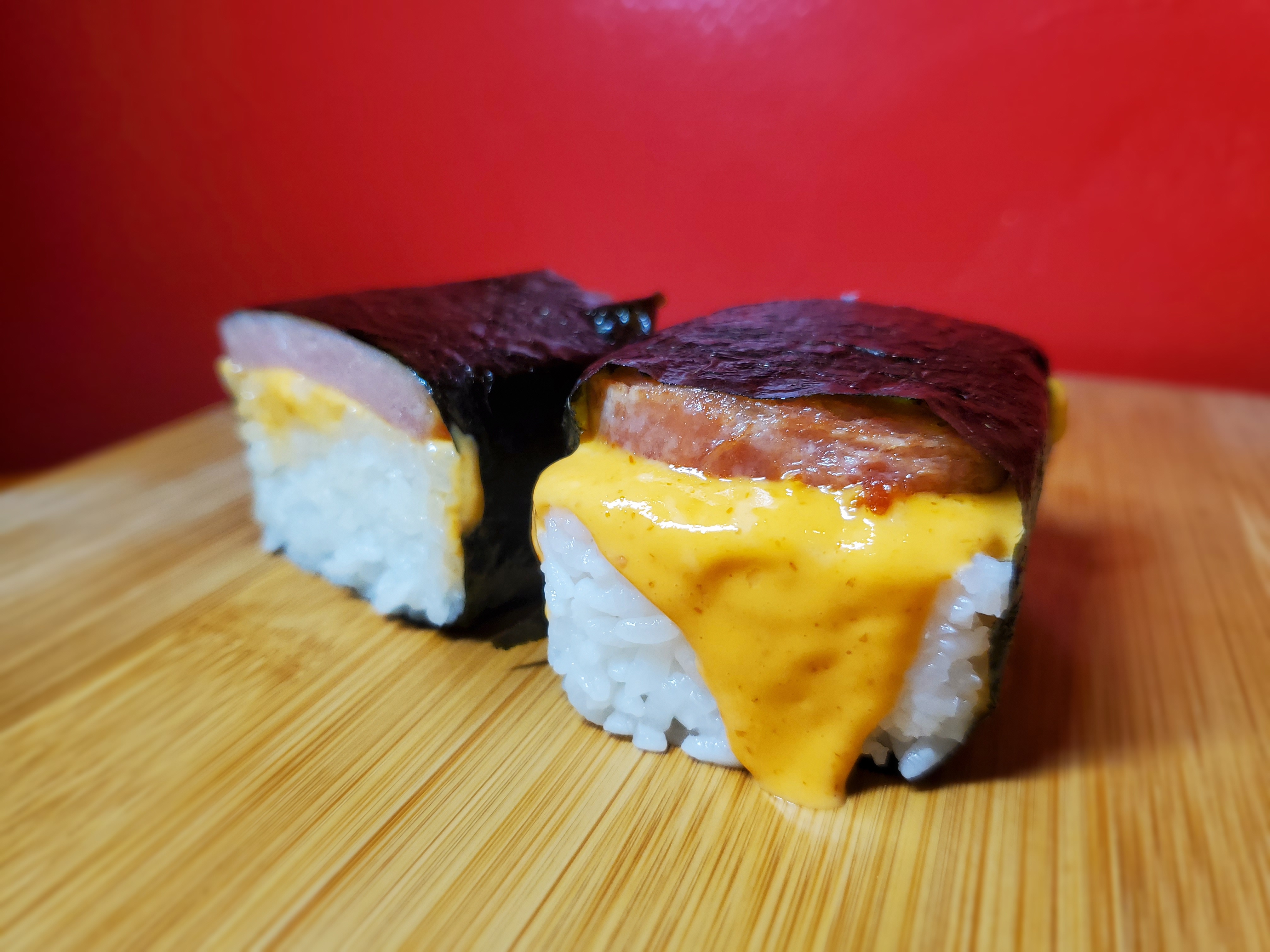 Order Spicy Spam Musubi food online from Yummykoreangrill.com store, Las Vegas on bringmethat.com