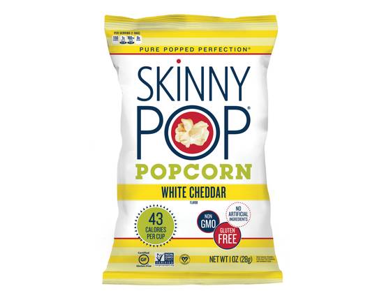 Order Skinnypop Ultra Wht Chedd Popcorn 1oz food online from Rocket store, Denver on bringmethat.com
