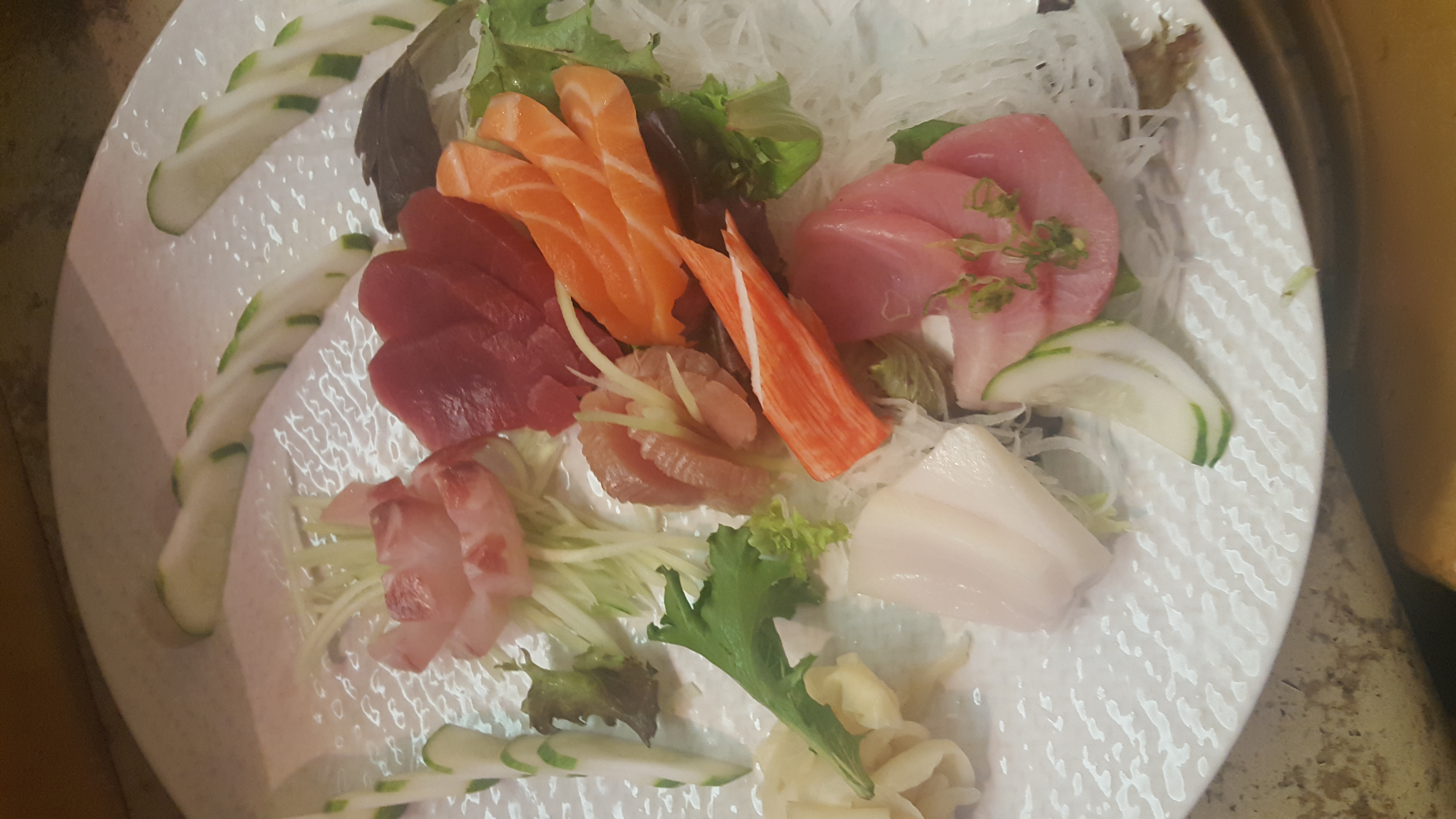 Order Sashimi Deluxe Entree food online from A Canaan Sushi store, New York on bringmethat.com