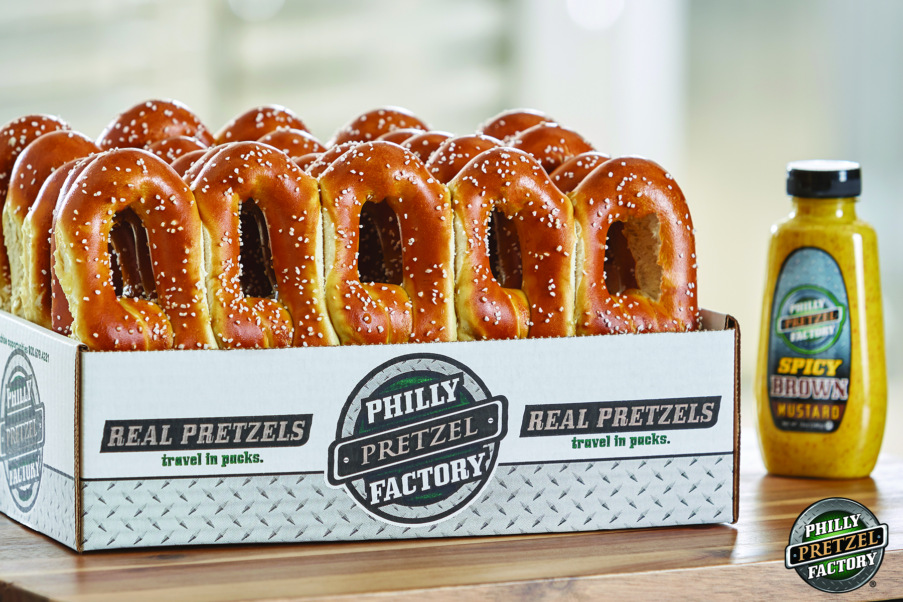 Order 25 Pieces Pretzels food online from Philly Pretzel Factory store, Williamstown on bringmethat.com