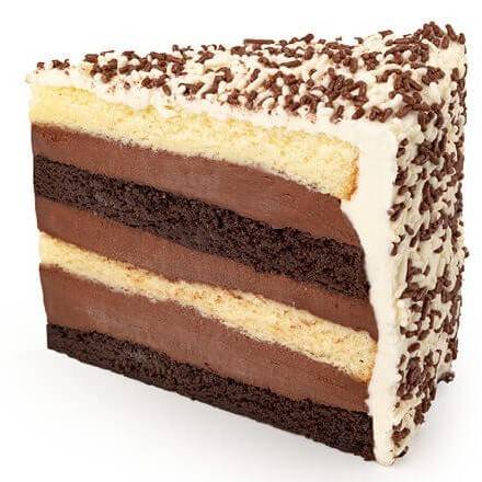 Order Buddy V's Black and White Fudge Cake Slice (12.33 oz) food online from Goodees Cravings store, Marietta on bringmethat.com