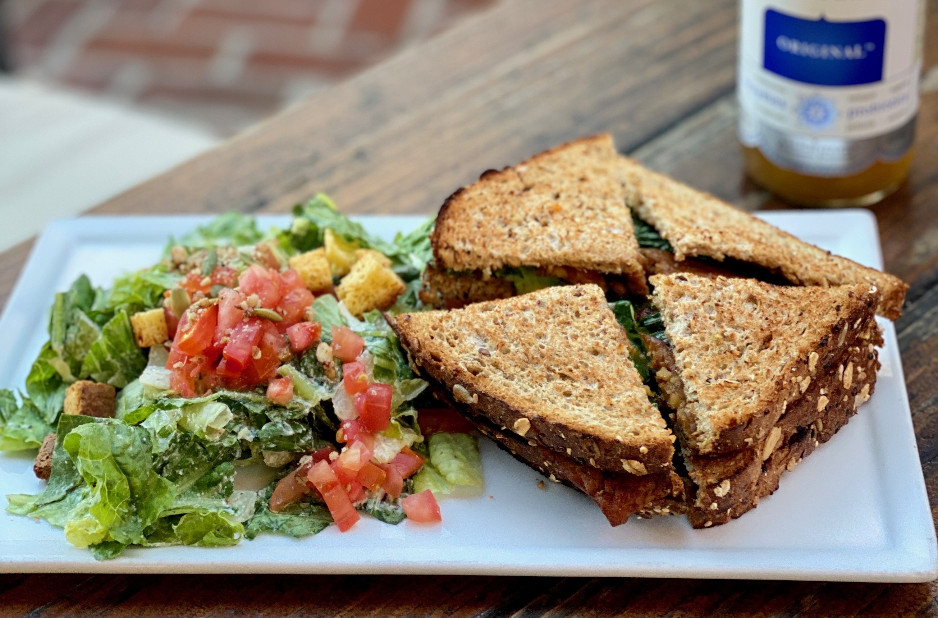 Order BLT Club Sandwich food online from Suncafe Organic store, Studio City on bringmethat.com