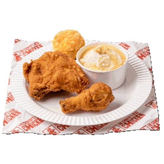 Order 2 Piece Combo food online from The Country Best Chicken store, Eau Claire on bringmethat.com