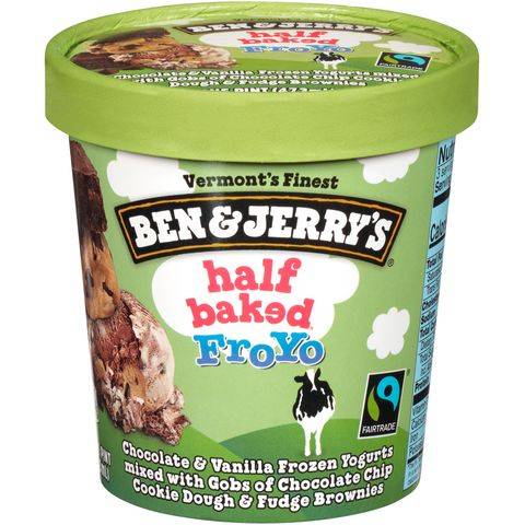 Order Ben & Jerry's Half Baked Froyo Pint food online from 7-Eleven store, San Francisco on bringmethat.com