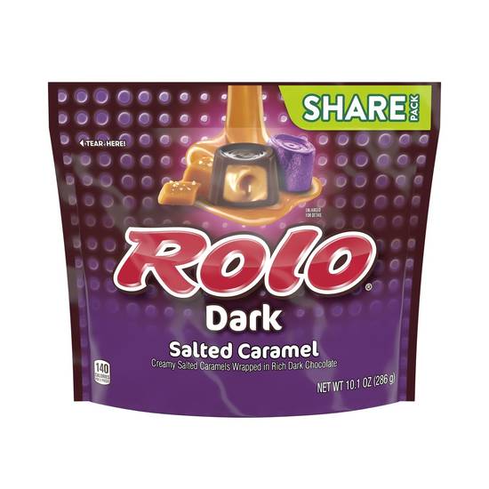Order Rolo Creamy Salted Caramels Wrapped in Dark Chocolate Candy, 10.1 OZ food online from Cvs store, SPANISH FORT on bringmethat.com