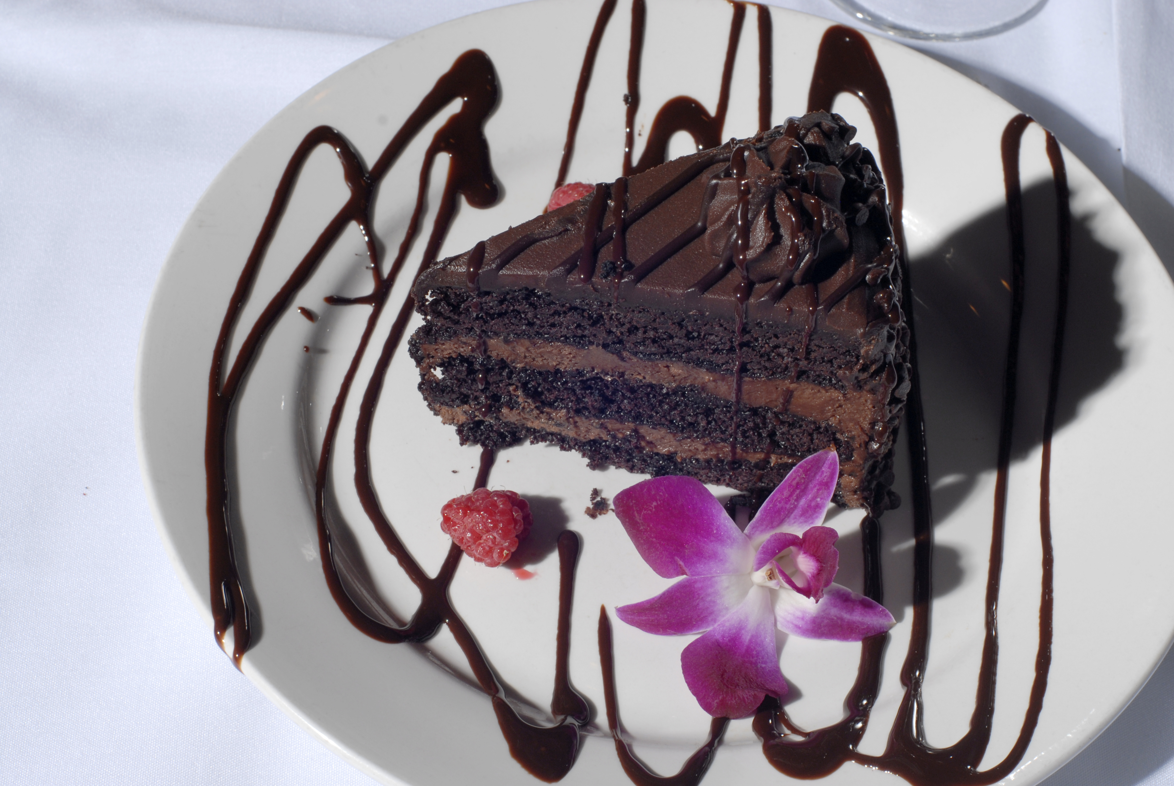 Order Chocolate Mousse Cake food online from Angus Grill Brazilian Steakhouse store, Houston on bringmethat.com