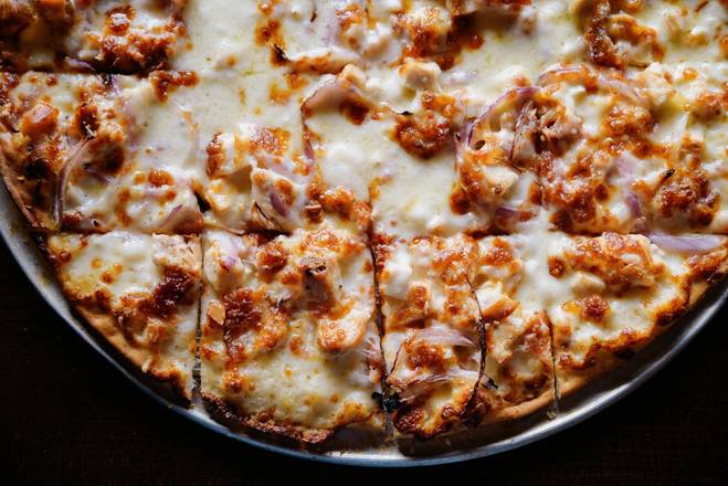 Order Roasted Chicken Bacon & Red Onion White Pizza food online from Moretti Ristorante & Pizzeria store, Mount Prospect on bringmethat.com