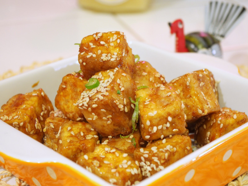 Order 21. Sesame Bean Curd food online from Chen's Yummy House store, Dumont on bringmethat.com