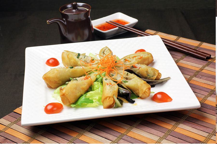Order Thai  Spring Roll (2) food online from Peninsula F.s. store, Bay Shore on bringmethat.com