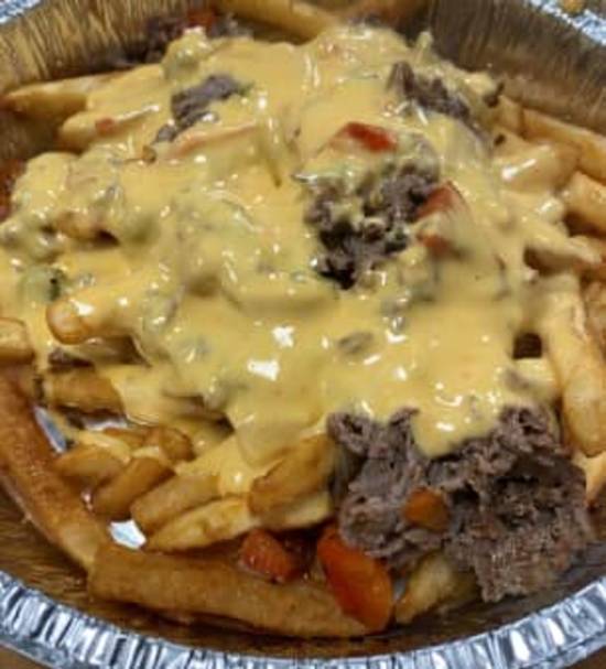 Order Philly Cheesesteak Potatoes food online from Pizzapapalis store, Taylor on bringmethat.com