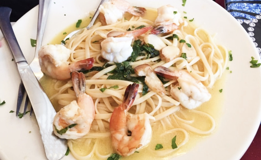 Order Shrimp Scampi food online from Luigis Famous Pizza store, Little Silver on bringmethat.com