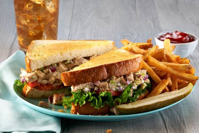 Order New! Chicken Salad Sandwich food online from Cotton Patch Cafe store, Grapevine on bringmethat.com