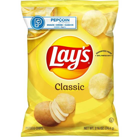 Order Lay's Classic Potato Chips food online from Lone Star store, Sunnyvale on bringmethat.com