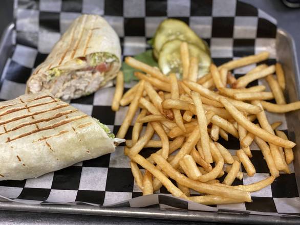 Order Grilled Chicken Caesar Wrap food online from The Dublin Yard store, Secaucus on bringmethat.com