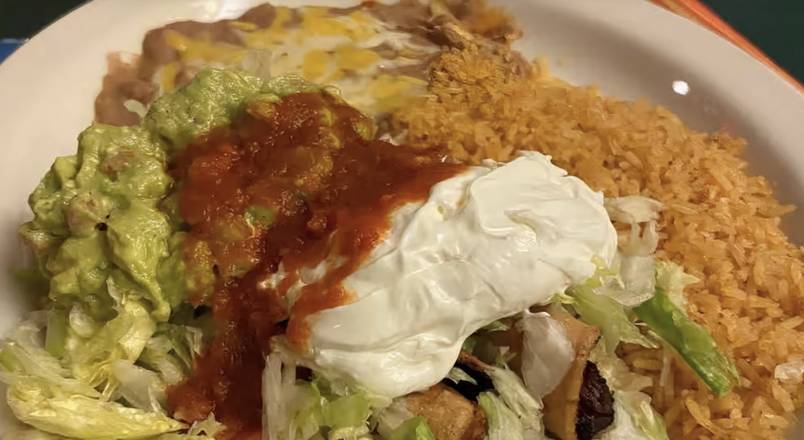 Order Two Flautas food online from Celia's Mexican Restaurant store, Antioch on bringmethat.com