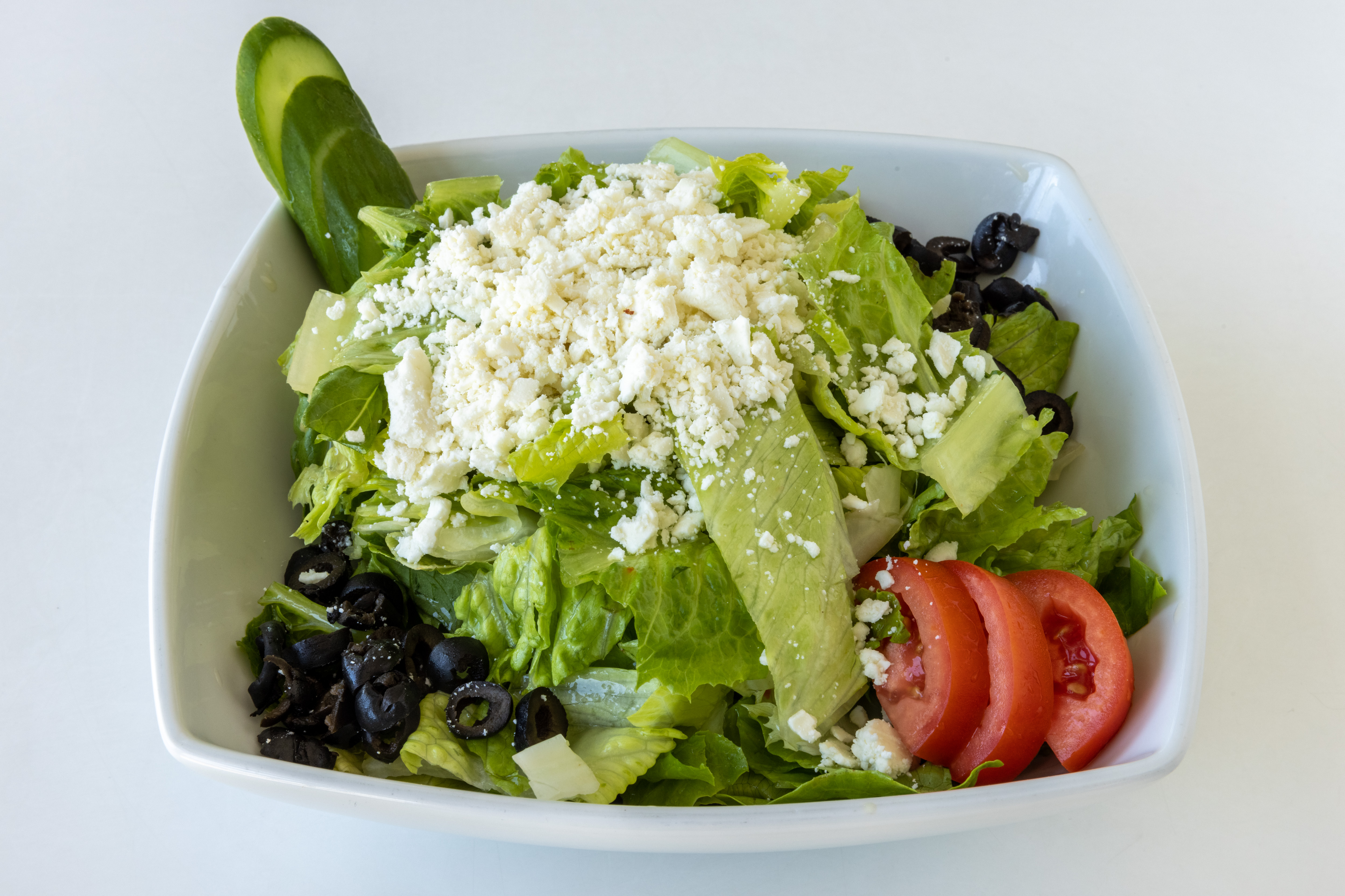 Order Greek Salad food online from Nuka Cafe store, Los Angeles on bringmethat.com