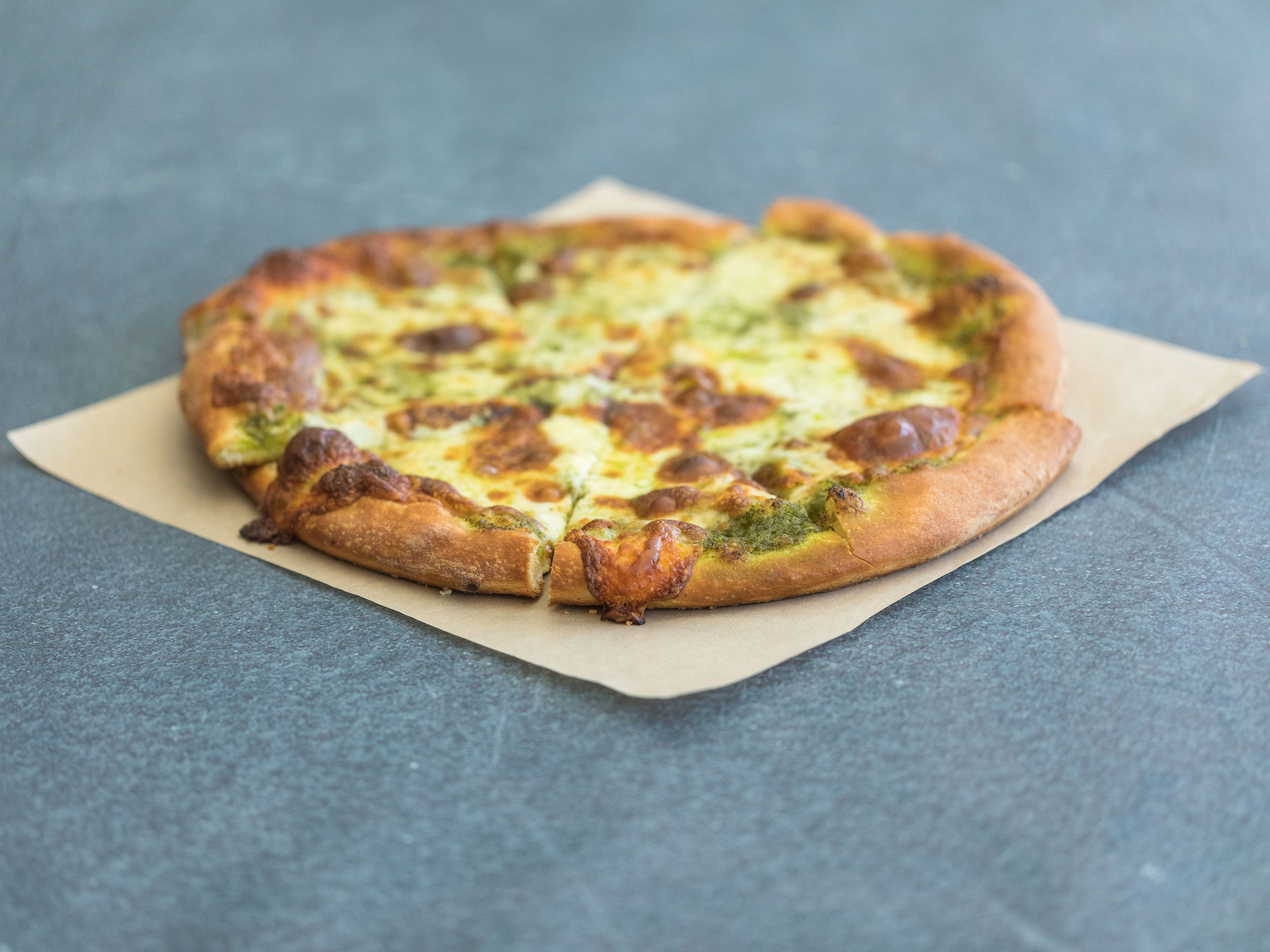Order 18. Al Pesto Pizza food online from Gaetanos store, San Diego on bringmethat.com