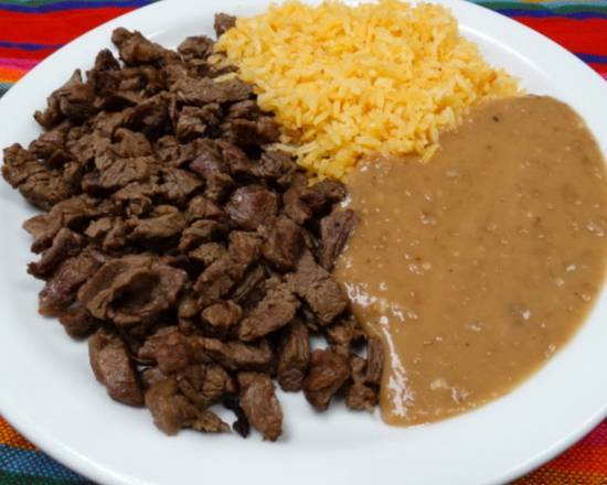 Order #10 Carne Asada food online from El Patron Authentic Mexican Food store, Rancho Cucamonga on bringmethat.com