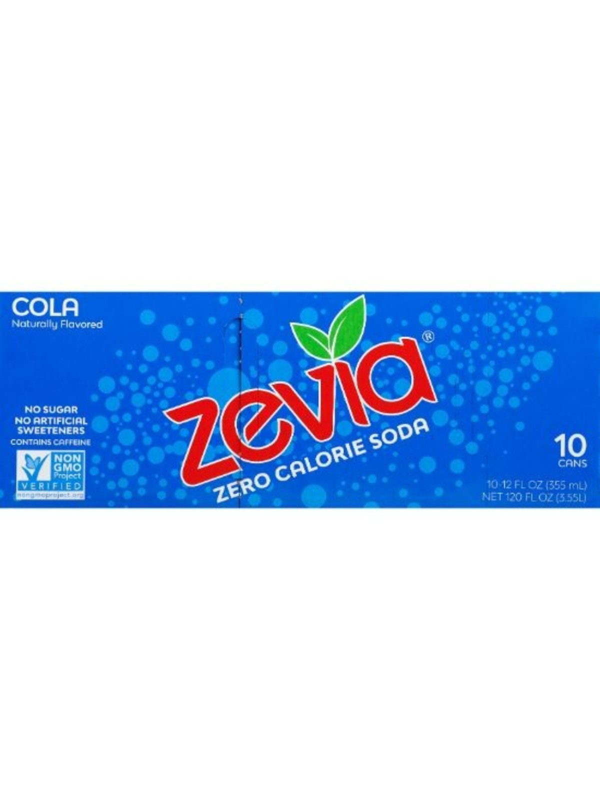 Order Zevia Soda Cola Natural (12 oz x 10-pack) food online from Stock-Up Mart store, Minneapolis on bringmethat.com