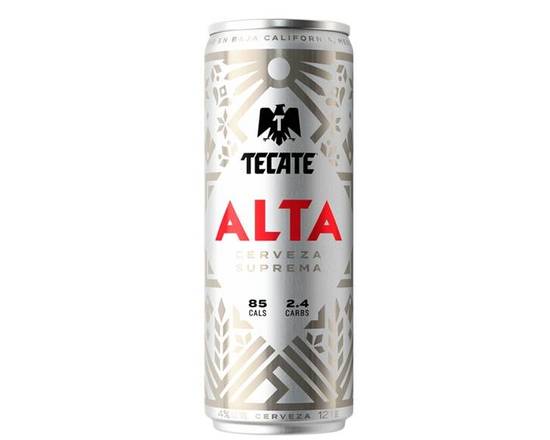 Order Tecate Alta Cerveza Supreme 25 fl oz. (ABV 4%)  food online from Central Liquor Market store, Los Angeles on bringmethat.com