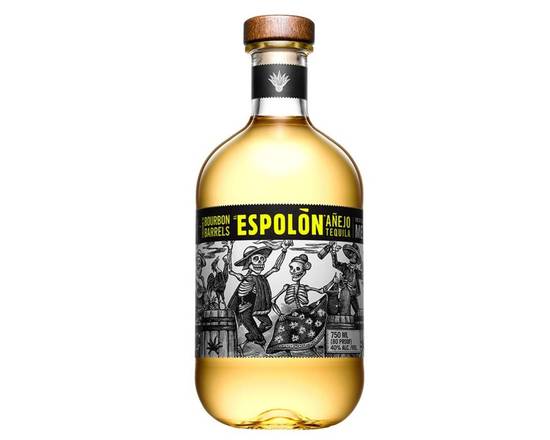 Order Espolòn anejo, 750mL tequila (40.0% ABV) food online from Windy City Liquor Market store, El Cajon on bringmethat.com