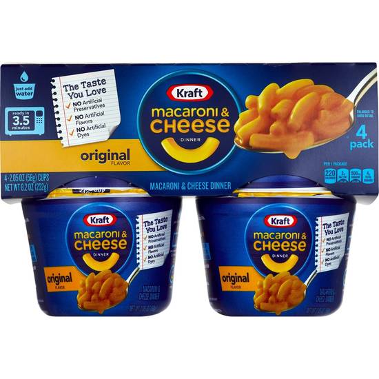 Order Kraft Easy Mac Original Microwavable Macaroni & Cheese Dinner food online from Cvs store, PARKERSBURG on bringmethat.com