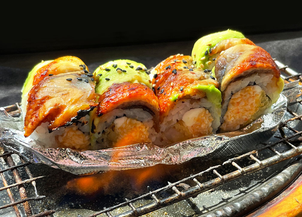 Order Dragon Breath *New & Premium* food online from Sushi Damu store, Tustin on bringmethat.com