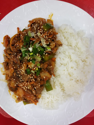 Order Spicy Pork food online from Moon Cafe store, Ann Arbor on bringmethat.com