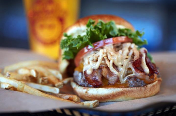 Order Kentucky Bourbon Classic Burger  food online from Mr Brews Taphouse store, Madison on bringmethat.com