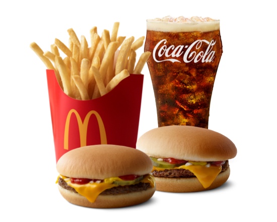 Order 2 Cheeseburger Meal food online from Mcdonald store, Dunnellon on bringmethat.com