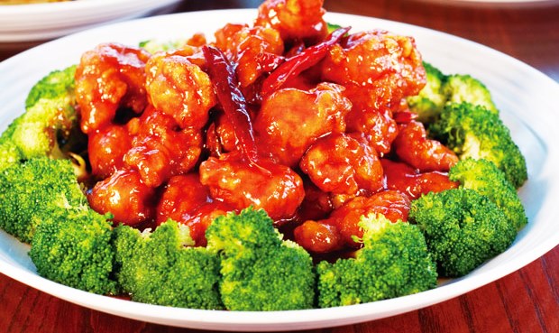 Order H3. Orange Chicken food online from Hot Wok Chinese Restaurant store, Chandler on bringmethat.com