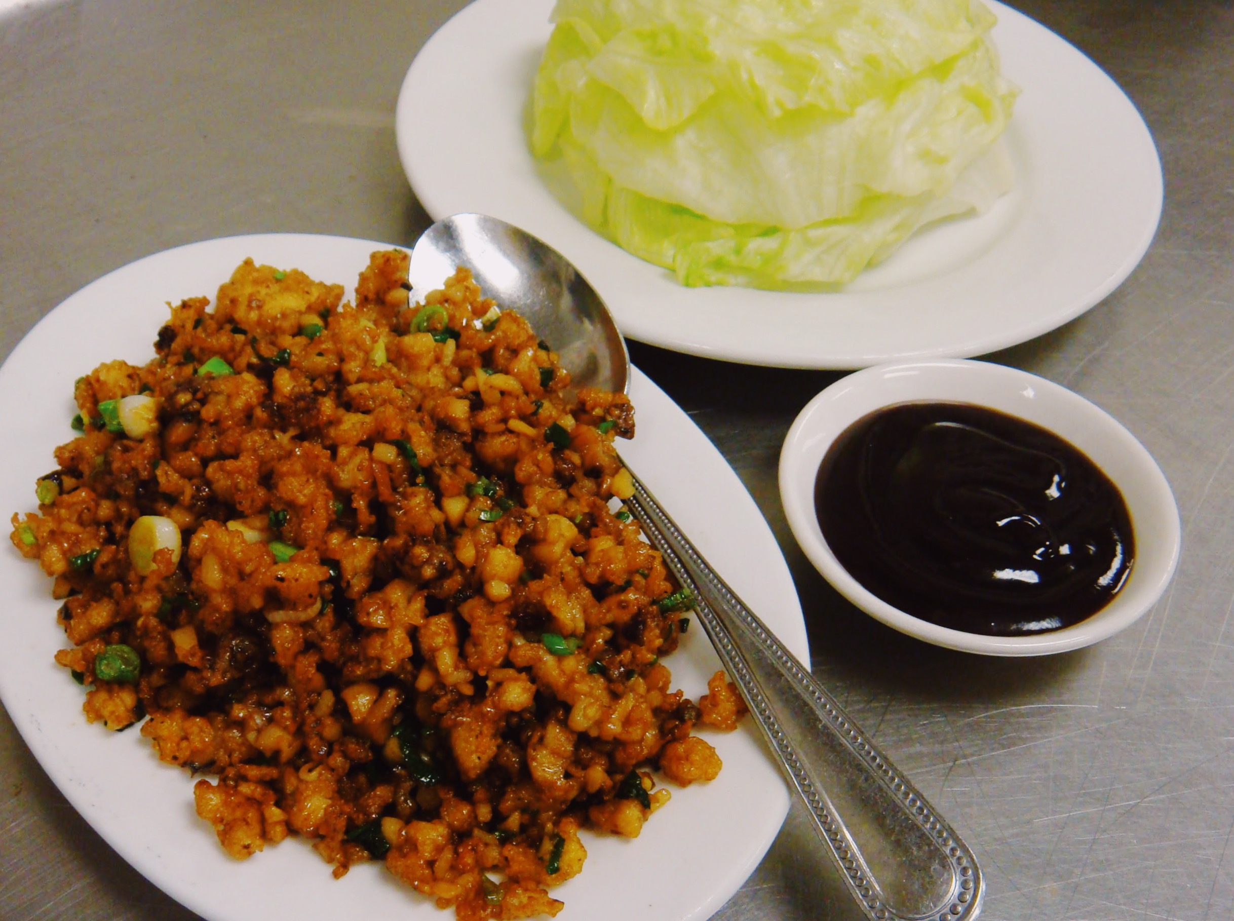 Order Chicken and Shrimp Lettuce Wraps food online from New China Cuisine store, North Las Vegas on bringmethat.com