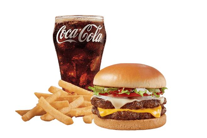 Order Two Cheese Deluxe Signature Stackburger™ Combo food online from Dairy Queen store, Byron on bringmethat.com