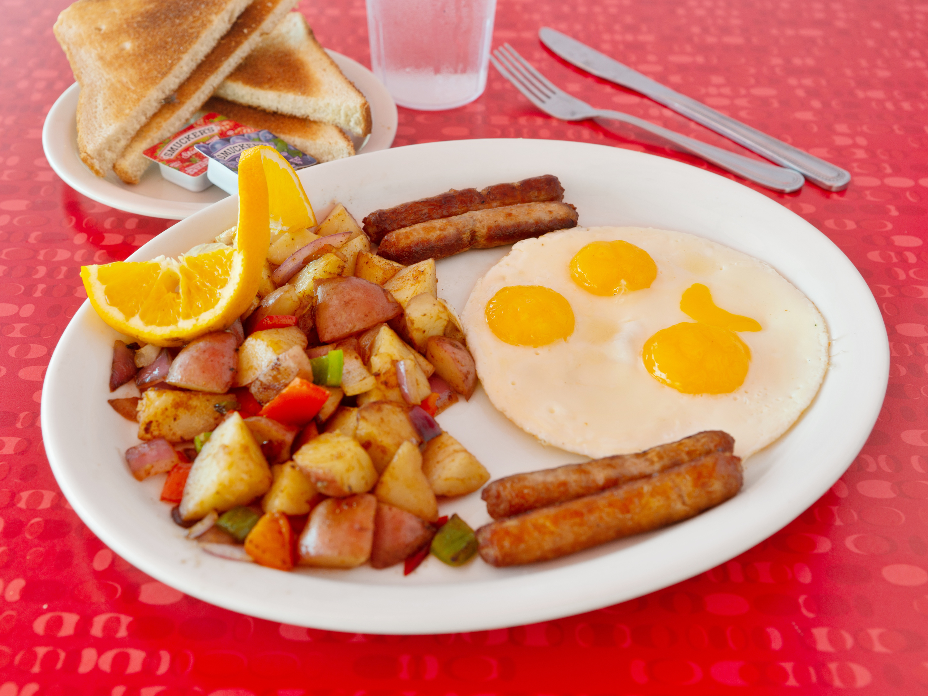 Order Andouille Sausage and Eggs food online from Mr D store, Placentia on bringmethat.com