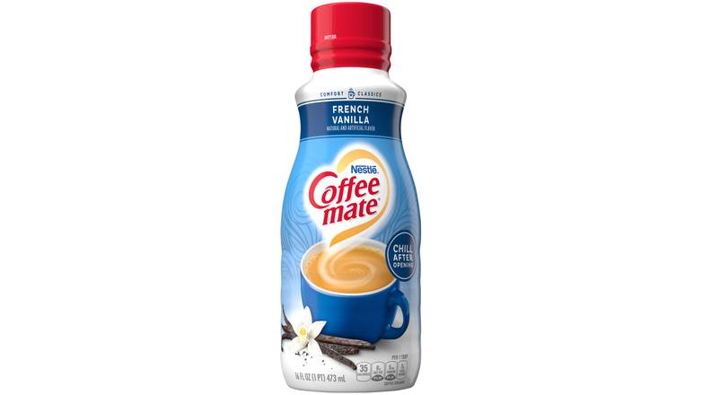 Order Nestle Coffee Mate French Vanilla Liquid Coffee Creamer food online from Red Roof Market store, Lafollette on bringmethat.com