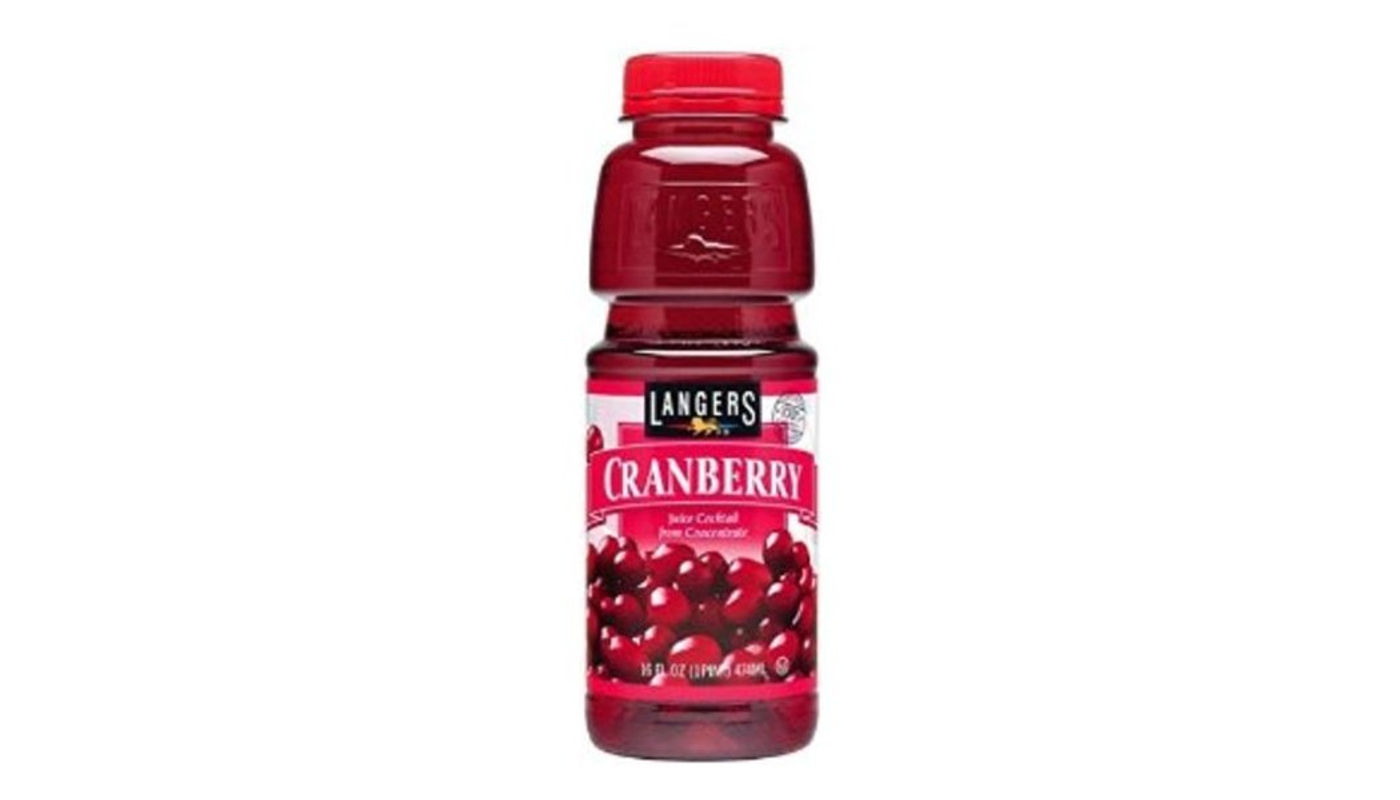 Order Langers Cranberry Juice Cocktail 15.2 oz Bottle food online from House Of Cigar & Liquor store, Redondo Beach on bringmethat.com