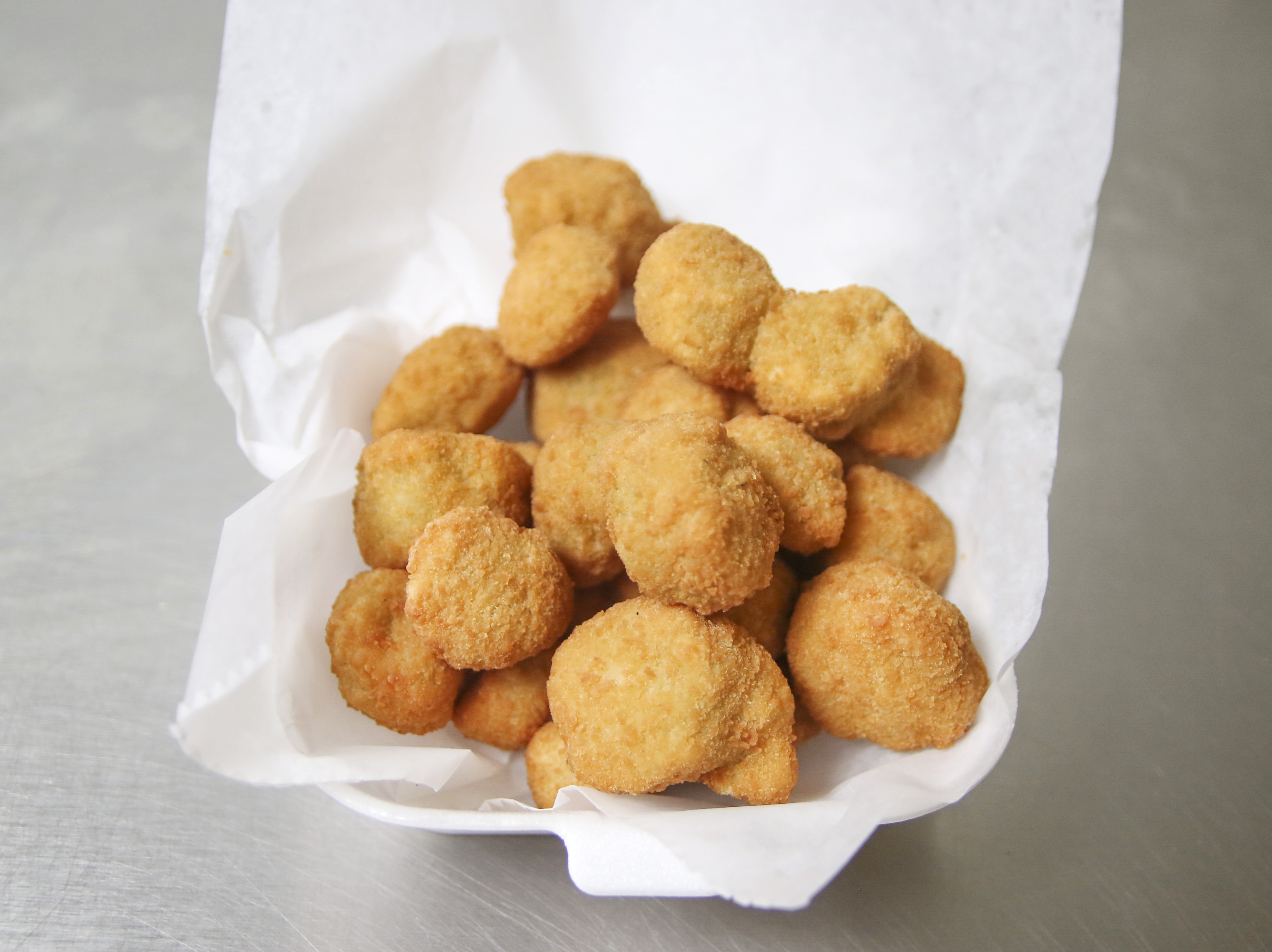 Order Fried Okra food online from Motown Fish & Shrimp store, Clinton Township on bringmethat.com