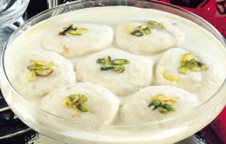 Order Rasmalai food online from Curry India store, New York on bringmethat.com