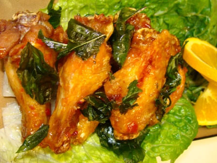 Order 4. Bangkok Spicy Wings food online from Thai Spice store, Pinole on bringmethat.com