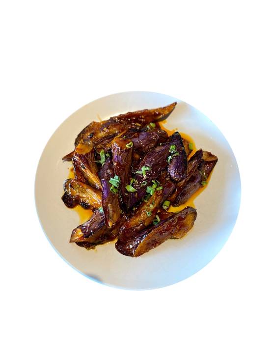 Order 706 Spicy Garlic Sauce Eggplant 鱼香茄子 food online from 8000 Miles store, Roselle on bringmethat.com