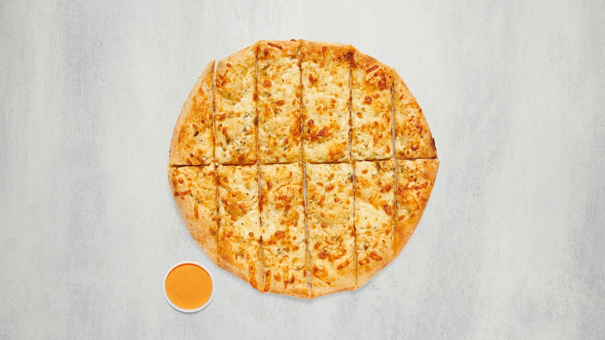 Order Cheesy Garlic Bread - Sri-rancha (3 tbsp) food online from Mod Pizza store, Elkhart on bringmethat.com