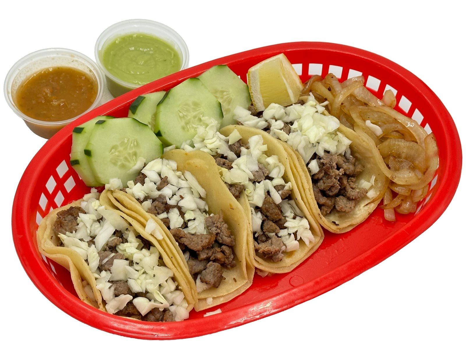 Order Order of Tacos - Carne Asada food online from La Pasadita Hot Dogs store, Phoenix on bringmethat.com