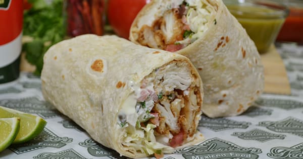 Order Fish Burrito food online from Federico's Mexican Food store, Phoenix on bringmethat.com