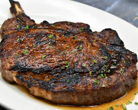 Order 22 oz. Prime Bone-In Ribeye food online from Mortons The Steakhouse-Pittsburgh store, Pittsburgh on bringmethat.com