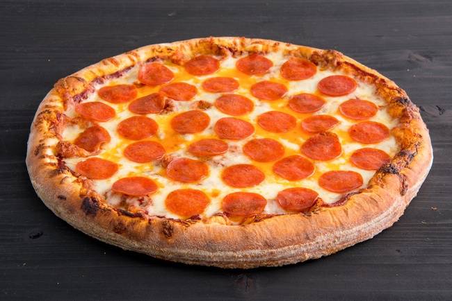 Order Thick Crust Pepperoni Pizza (12") food online from Thick N' Tasty Pizza store, San Francisco on bringmethat.com