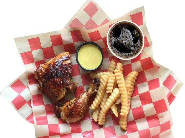 Order Quarter Chicken Side & Soda food online from Pollito-Chicken store, Spotsylvania Courthouse on bringmethat.com
